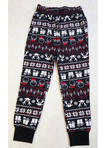 Темно-синя зимня дитяча піжама новорічна з довгим рукавом Lupilu Піжама