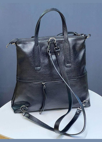 Сумка-рюкзак женская натуральная кожа Турция черная 0848-1 Tony Bellucci (330250852)