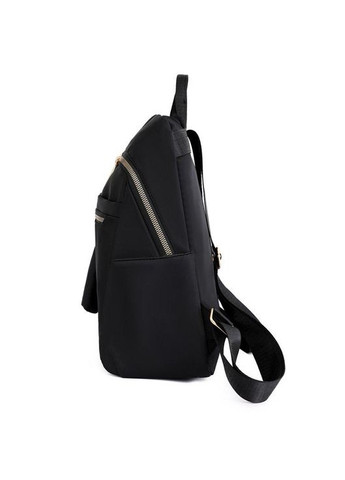 Женский рюкзак нейлоновый черный с ключницей КиП (287327602)