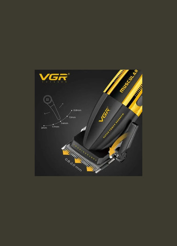 Аккумуляторная машинка для стрижки VGR V-285 с насадками Esonstyle (357346112)