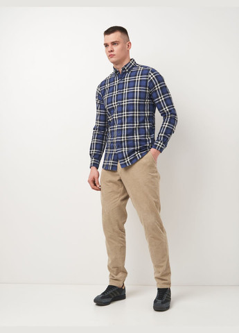 Цветная кэжуал рубашка однотонная Massimo Dutti