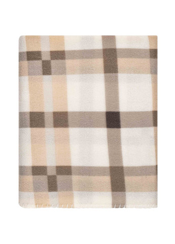 Плед Fleece, 130x160см, 100% полиэстер, клетка, бежевый ART0711PB Ardesto (306515678)