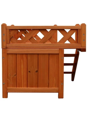 Домик для кошки из дерева Оливер шафран (ДДК-0001406) No Brand (328453082)