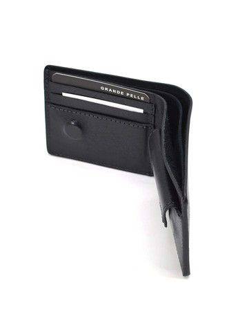 Портмоне мужское на магните 505610 GP, черного цвета Grande Pelle (329150427)