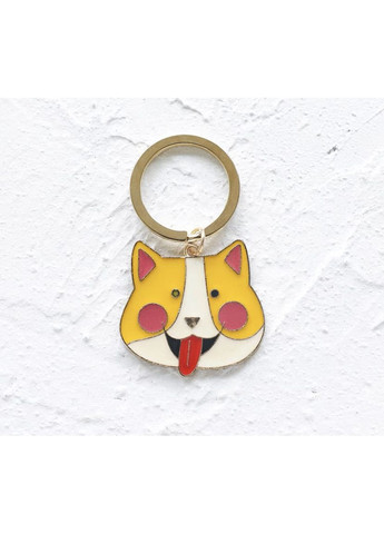 Милий брелок для ключів "Собачка Коргі", металевий ( ) China (366874528)