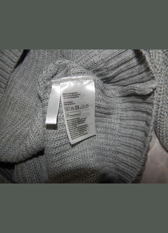 Сірий демісезонний светр чоловічий hm р.48 049sm (тільки в зазначеному розмірі, тільки 1 шт.) No Brand