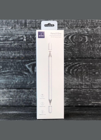 Стилус — ручка 2в1 Pencil One універсальний білий WIWU (280876706)