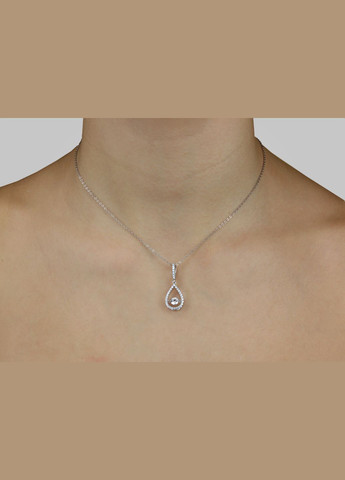 Колье серебряное с цирконием Альба 8088р, размер No Brand (317577853)