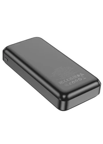 УМБ портативное зарядное устройство быстрой зарядки QC3 22.5 W Powerbank 20000 mAh PD 20W павер банк черный Hoco J101A (377871251)