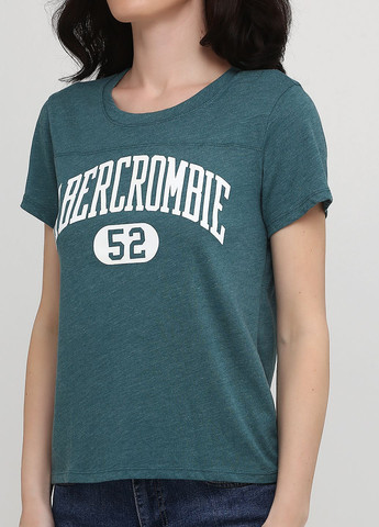 Зеленая летняя футболка af5731w Abercrombie & Fitch