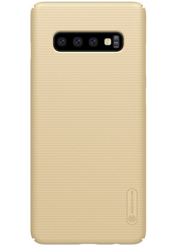 Чехолнакладка Super Frosted Shield Samsung Galaxy S10+ G975 Gold Nillkin (301783767)
