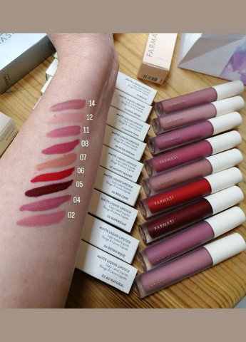 Рідка Матова Помада 11 Mauve Pink 4 г Farmasi (295265875)