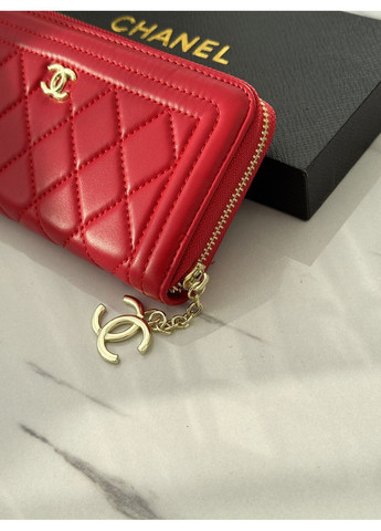 Жіночий гаманець червоний із комплектацією великий No Brand (369935011)