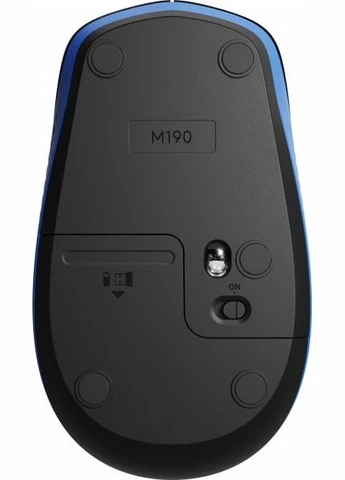 Миша M190 Wireless Blue Logitech (339080407)