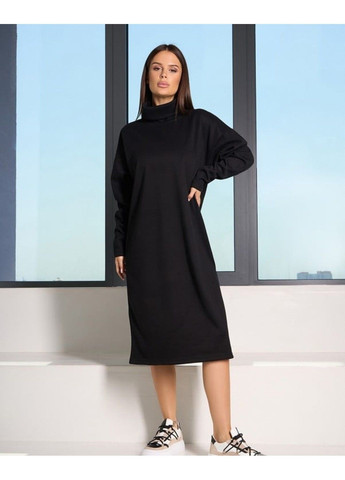 Черное повседневный платья 14822 черный ISSA PLUS
