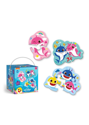 Пазл 2-3-4 елементи Baby Shark Dodo (316644218)