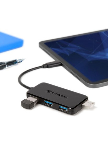 USB-хаб Type-C HUB 4 ports (TS-HUB2C) Transcend (308068417)