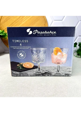 Келихи для коктейлів 270 мл 4 шт Timeless Pasabahce (308860323)