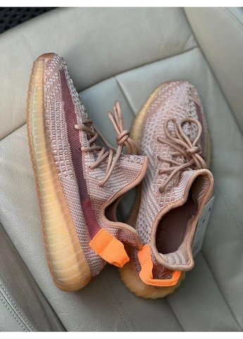 КРОССОВКИ ЖЕНСКИЕ ADIDAS YEEZY BOOST 350 V3 CLAY АДИДАС ИЗИ БУСТ No Brand комбинированные демисезоны (392026996)