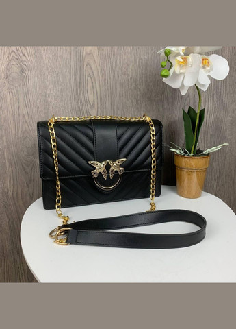 Модная женская мини сумочка на цепочке Черный No Brand (298997080)