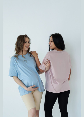 Футболка для беременных, арт. 24303 (голубая) Мамин Дім - (333020489)