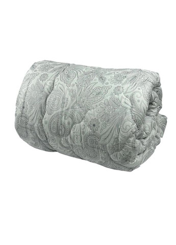 Одеяло полуторное закрытое Узор 20377 150х210 см серебристое Arda (328391757)