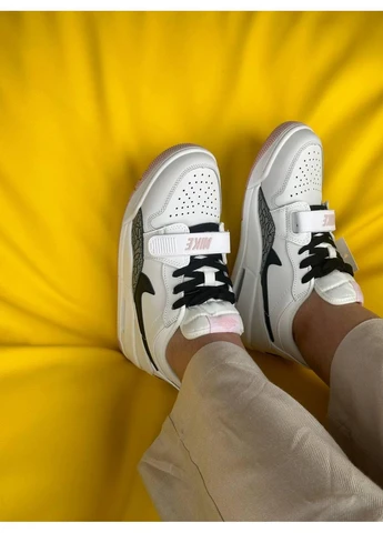 КРОССОВКИ ЖЕНСКИЕ NIKE LEGACY 312 LOW WHITE НАЙК No Brand белые демисезоны (368885446)