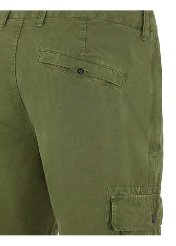 Штани 303WA Brushed Cotton Cargo Garment Dyed Old Effect Olive Stone Island (284664524)
