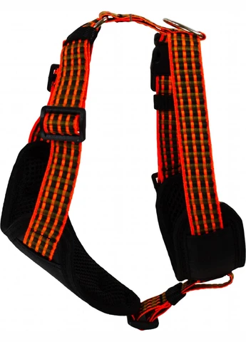 Нагрудник Микс 32-48 см/40-50 см Черно-оранжевый (4820268555854) Lucky Pet (332880120)