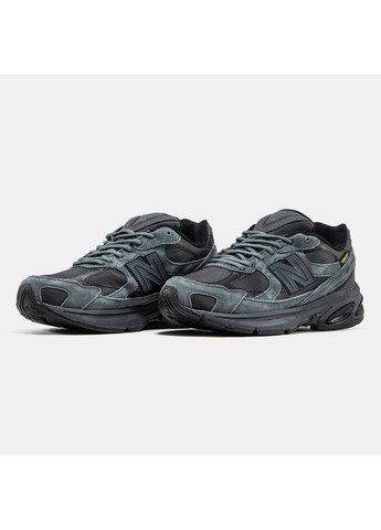 Темно-серые демисезонные кроссовки мужские new balance 2010 cordura grey black termo | нью беланс 2010 кордура термо темно-серые No Brand