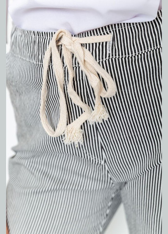 Штани жіночі на резинці, колір чорно-білий, Ager (292131159)