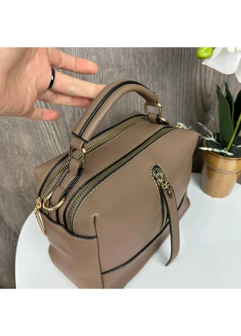 Сумка жіноча маленька через плече крос-боді стильна Коричнева 1442К No Brand (394176582)