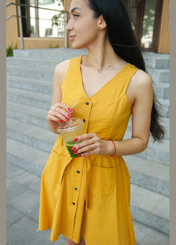 Летний женский лёгкий casual cарафан airy Intruder однотонный