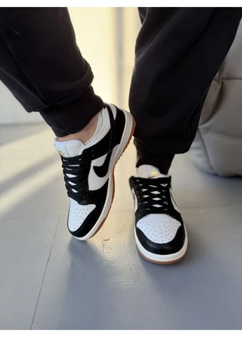 Чорні кросівки чоловічі nike sb dunk low black croc найк сб данк чорні демісезон No Brand