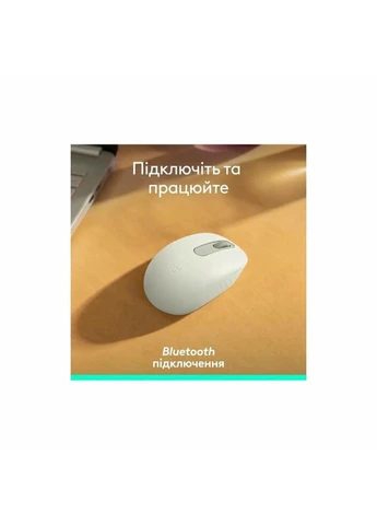 Мишка M196 Bluetooth Off-White (910-007460) Logitech (312601614)