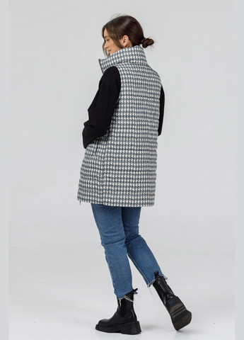 Оливковая демисезонная жилет женский стёбаный Lora