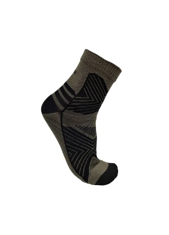Оливковые носки короткие tribe trekking summer оливковые 41х43 80% хлопок (401267637)