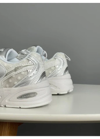 Кросівки жіночі New Balance 530 Silver Polka Dots Grey | Нью Беланс 530 срібні демісезони (380857406)