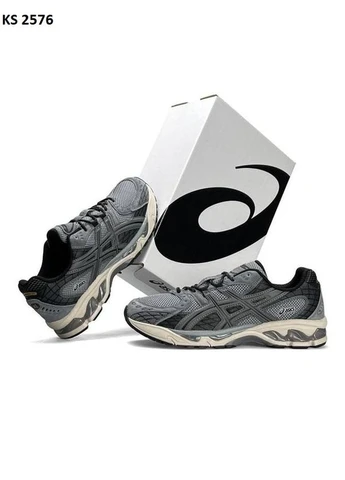 Серые демисезонные кроссовки мужские asics gel-nimbus 10.1 gray асикс гель нимбус серые No Brand