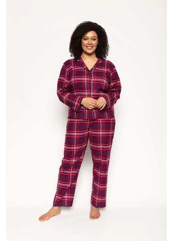 Фиолетовая зимняя 9472 clarissa брюки домашние женские Cyberjammies