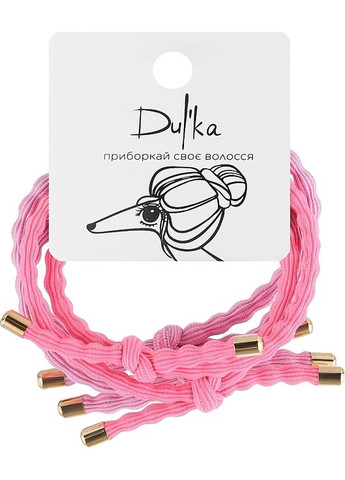 Набір гумок для волосся UH717702 Рожевий 5 см 4 шт(UH717702) Dulka (293245105)