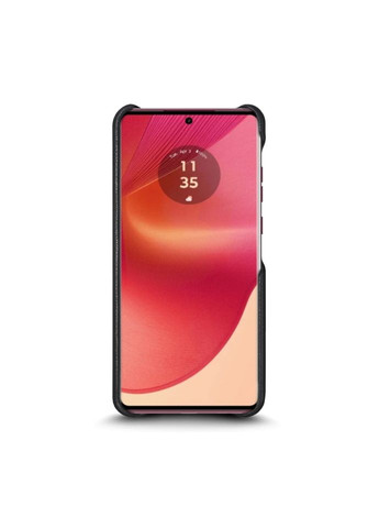 Шкіряна накладка Reptile Cover для Motorola Edge 50 Fusion Чорний (77203) Stenk (294206190)