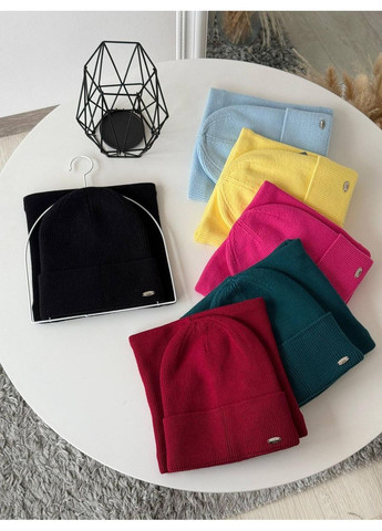 Женский комплект шапка и баф / Теплый женский шапка с хомутом / Женский зимний комплект с флисом No Brand (367102104)