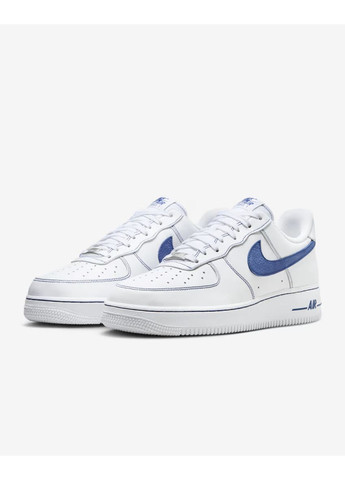 Белые демисезонные кроссовки air force 1 07 lv8 hq2037-100 Nike