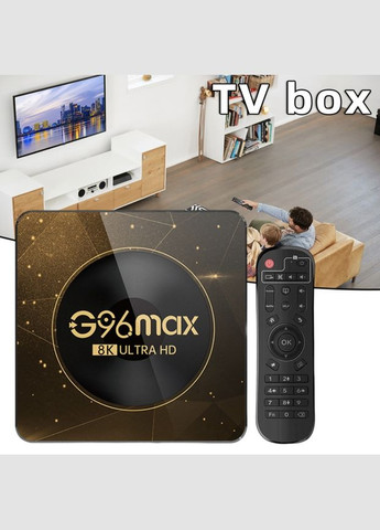 Смарт ТВ приставка G96 Max 4/64 Гб Smart TV Box Android 13 H96 (329431698)