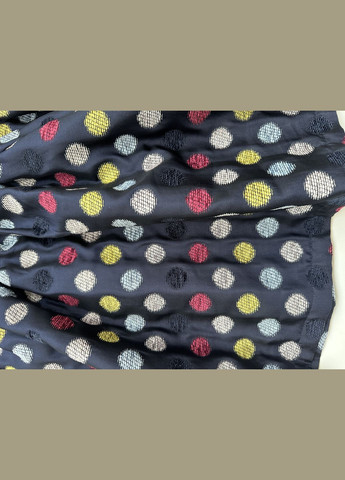 Темно-синий демисезонный костюм для девушки жакет + юбка темно-синий в горохе юбочный To Be Too