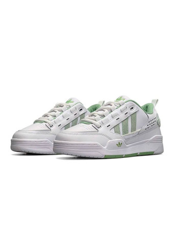 Кроссовки женские Adidas No Brand Originals ADI2000 White Mint белые демисезоны (372464027)