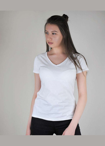 Футболка жіноча Lady-fit v-neck (061398094XS) Fruit of the Loom - (311605817)