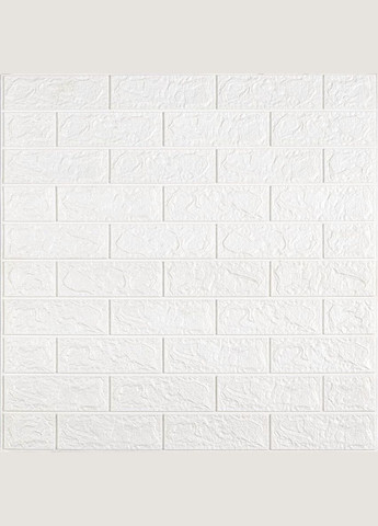 Самоклеюча 3D панель під білу цеглу в рулоні 3080x700x3мм (R001-3) SW-00001393 Sticker Wall (316101213)