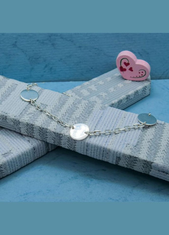 Срібний браслет "Монетки" No Brand (350667179)